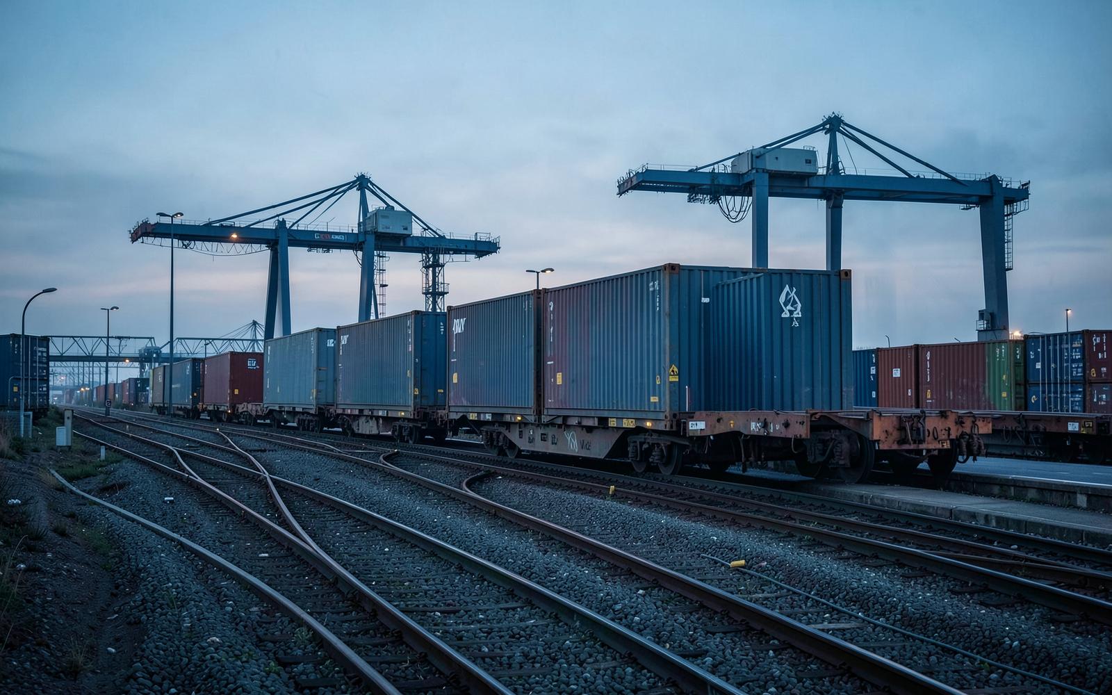 Intermodal container terminal